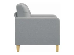 Sillón Gris Claro 60 cm Tela