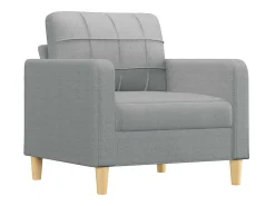 Sillón Gris Claro 60 cm Tela