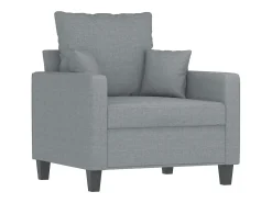 Sillón Gris Claro 60 cm Tela
