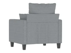 Sillón Gris Claro 60 cm Tela