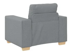 Sillón Gris Claro 60 cm Tela
