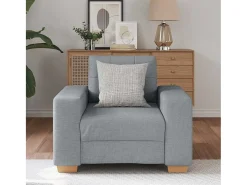 Sillón Gris Claro 60 cm Tela