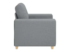 Sillón Gris Claro 60 cm Tela