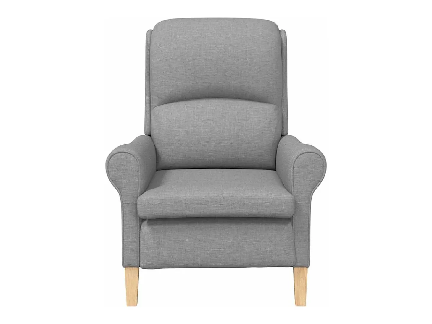 sillón Gris claro 76 x 94 x 102 cm tela