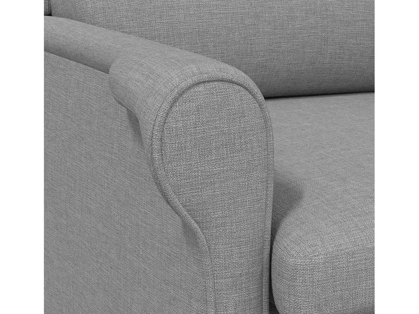 sillón Gris claro 76 x 94 x 102 cm tela