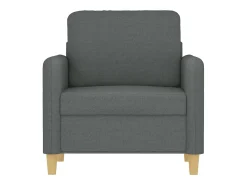 Sillón Gris Oscuro 60 cm Tela