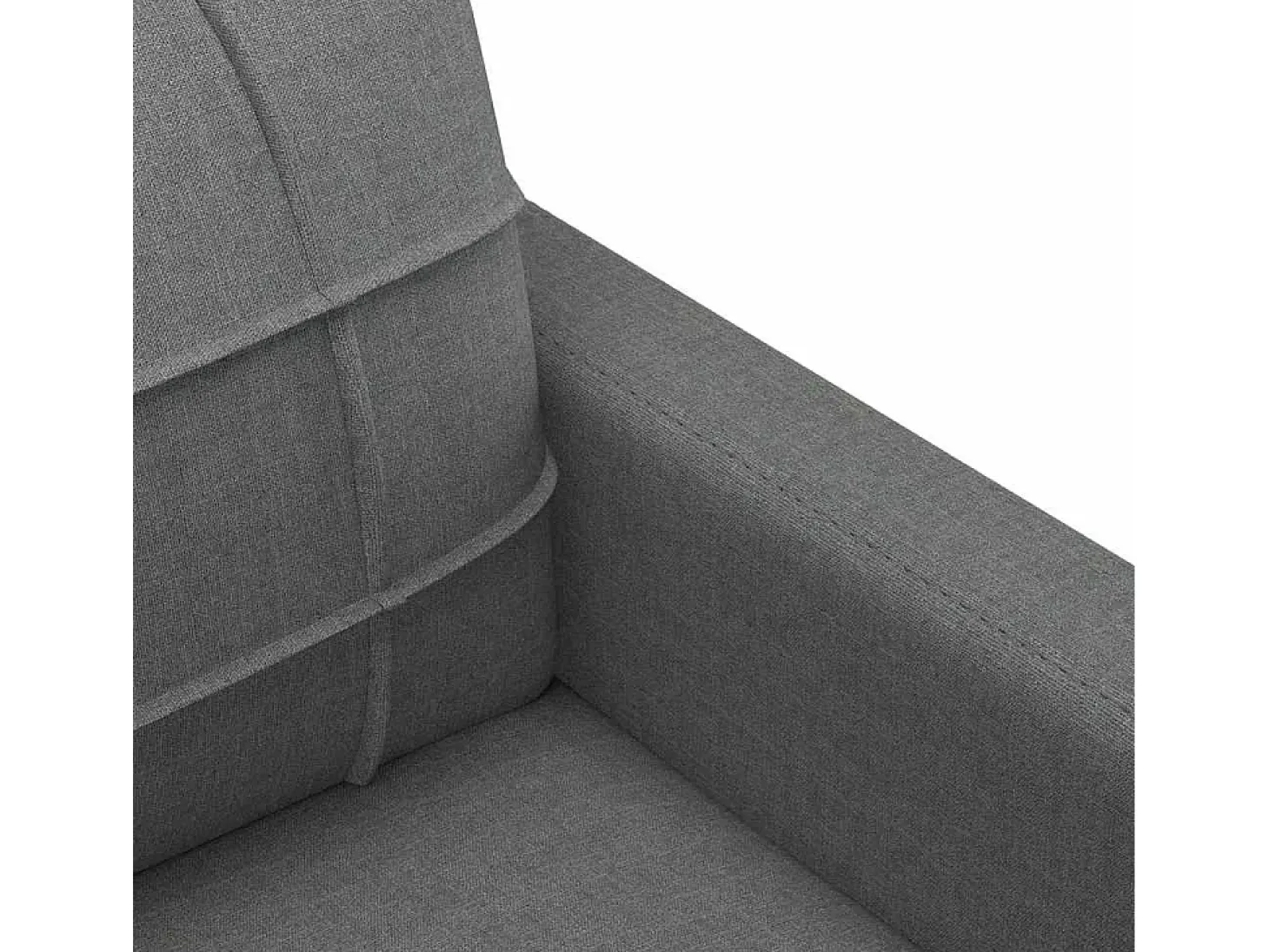 Sillón Gris Oscuro 60 cm Tela