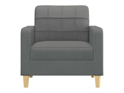 Sillón Gris Oscuro 60 cm Tela