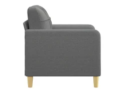 Sillón Gris Oscuro 60 cm Tela