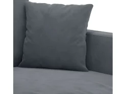 Sillón Gris Oscuro 60 cm Terciopelo
