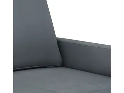 Sillón Gris Oscuro 60 cm Terciopelo