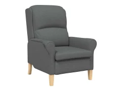 sillón Gris oscuro 76 x 94 x 102 cm tela