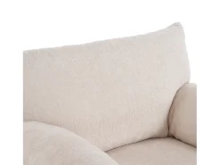 Sillón individual de chenilla - Beige