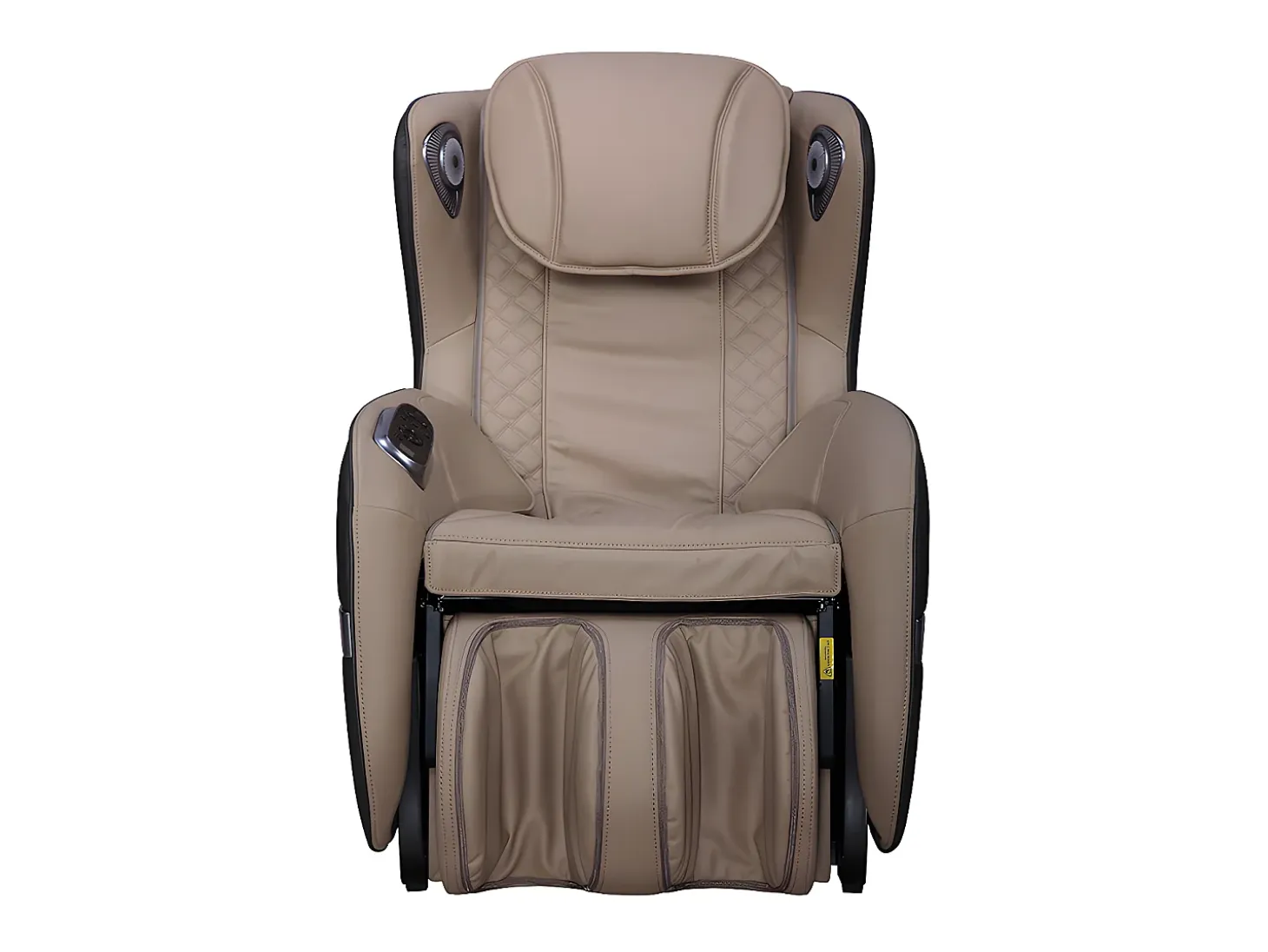 Sillón masaje KASOU piel sintética Bluetooth y LEDs - Sistema gravedad cero - Beige
