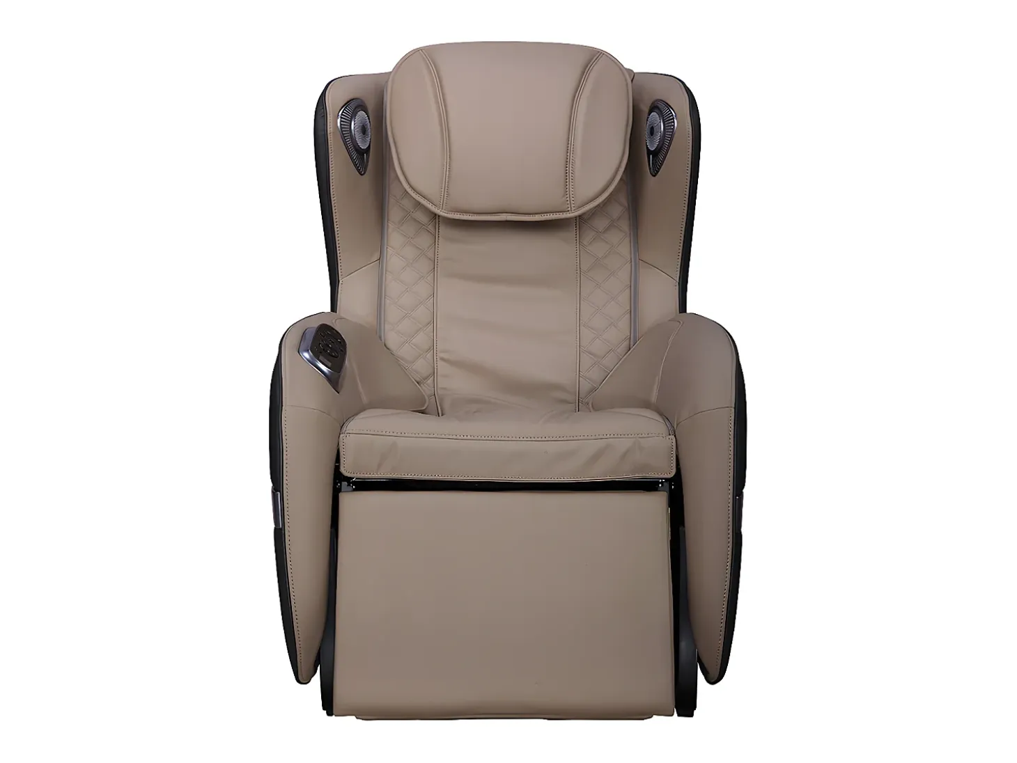 Sillón masaje KASOU piel sintética Bluetooth y LEDs - Sistema gravedad cero - Beige