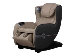 Sillón masaje KASOU piel sintética Bluetooth y LEDs - Sistema gravedad cero - Beige