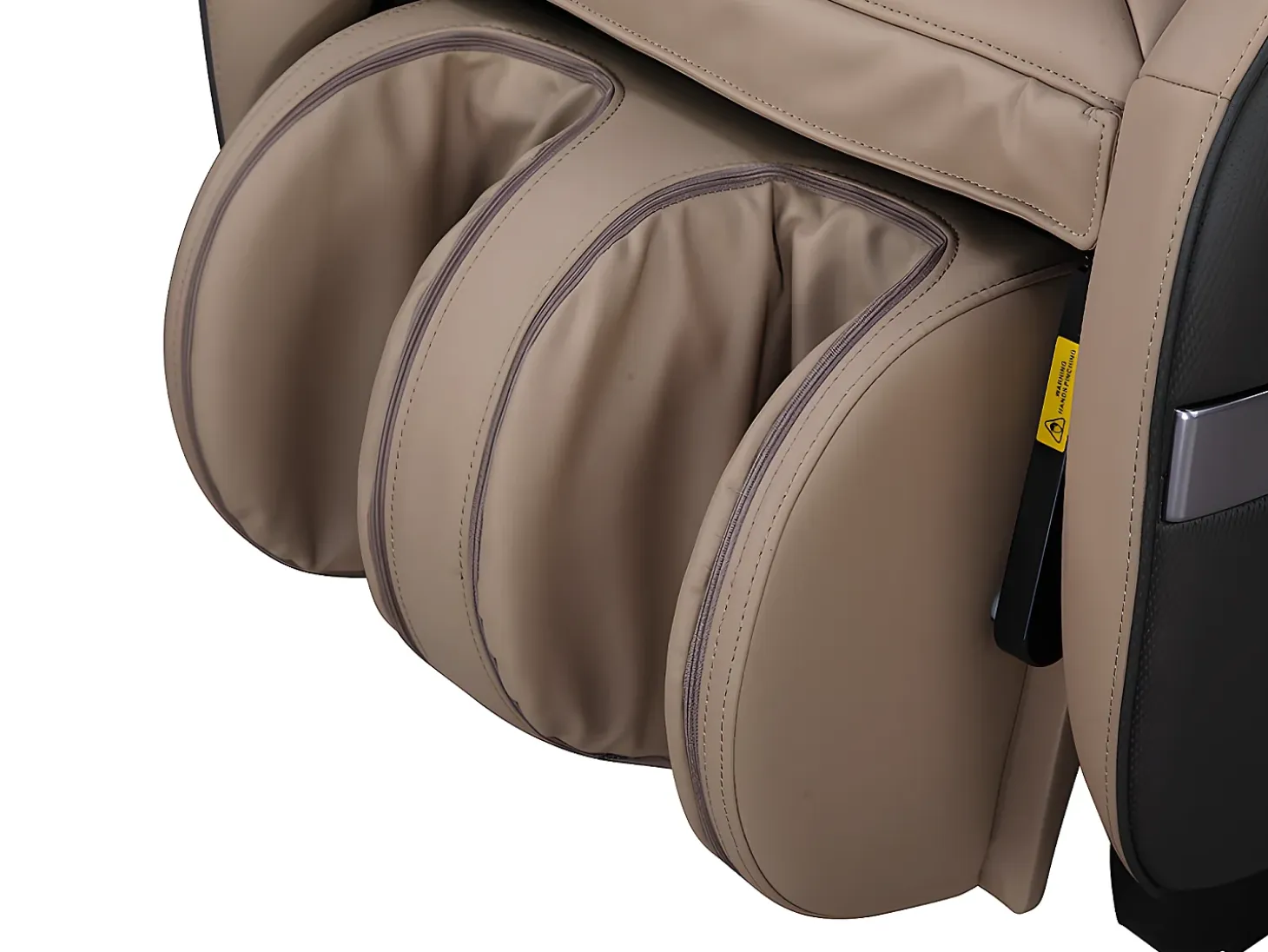 Sillón masaje KASOU piel sintética Bluetooth y LEDs - Sistema gravedad cero - Beige