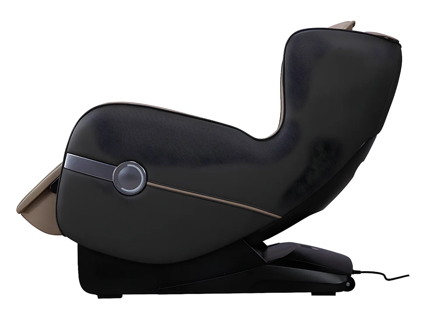 Sillón masaje KASOU piel sintética Bluetooth y LEDs - Sistema gravedad cero - Beige