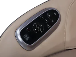 Sillón masaje KASOU piel sintética Bluetooth y LEDs - Sistema gravedad cero - Beige