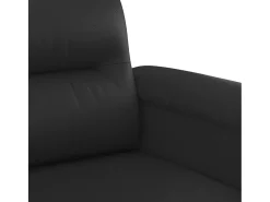 Sillón Negro 60 cm Piel Sintética
