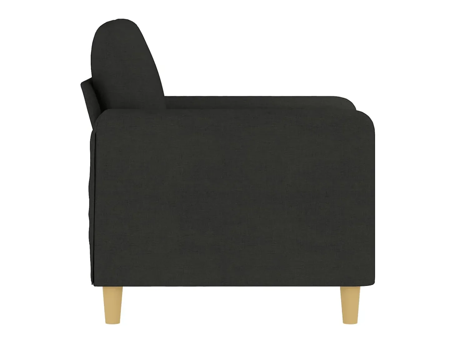 Sillón Negro 60 cm Tela