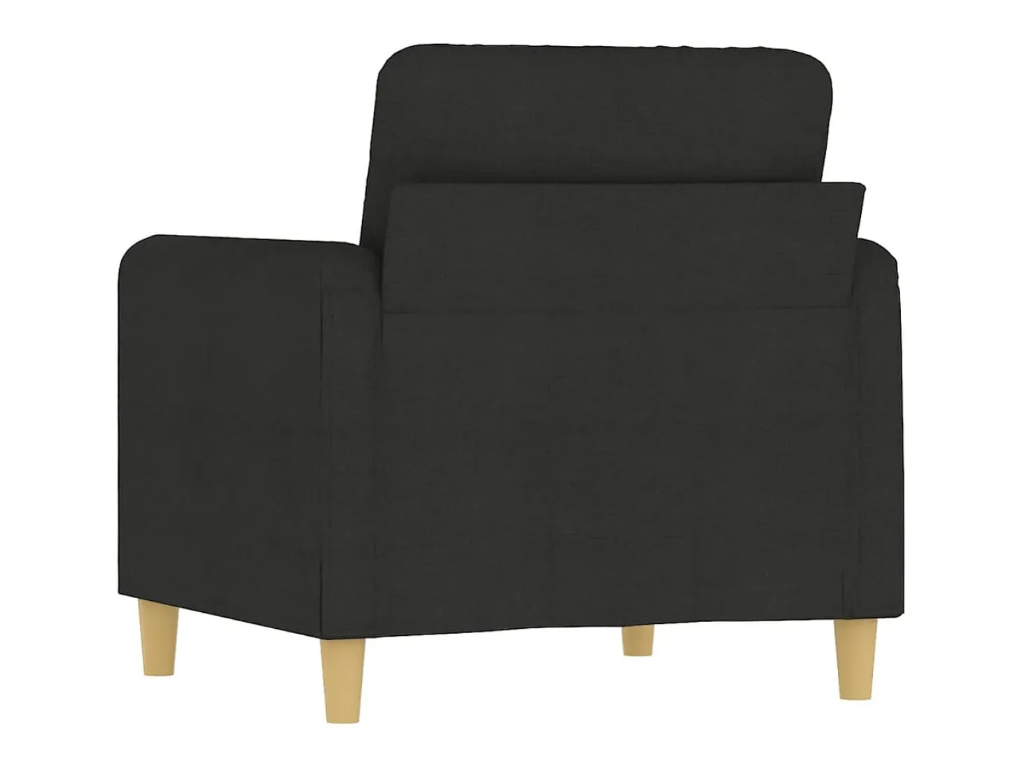 Sillón Negro 60 cm Tela