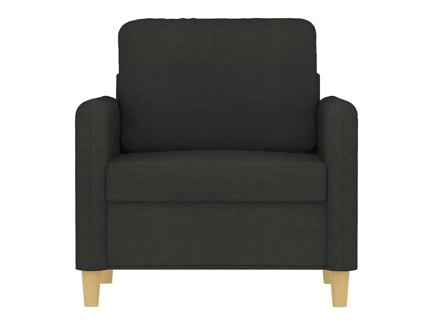 Sillón Negro 60 cm Tela