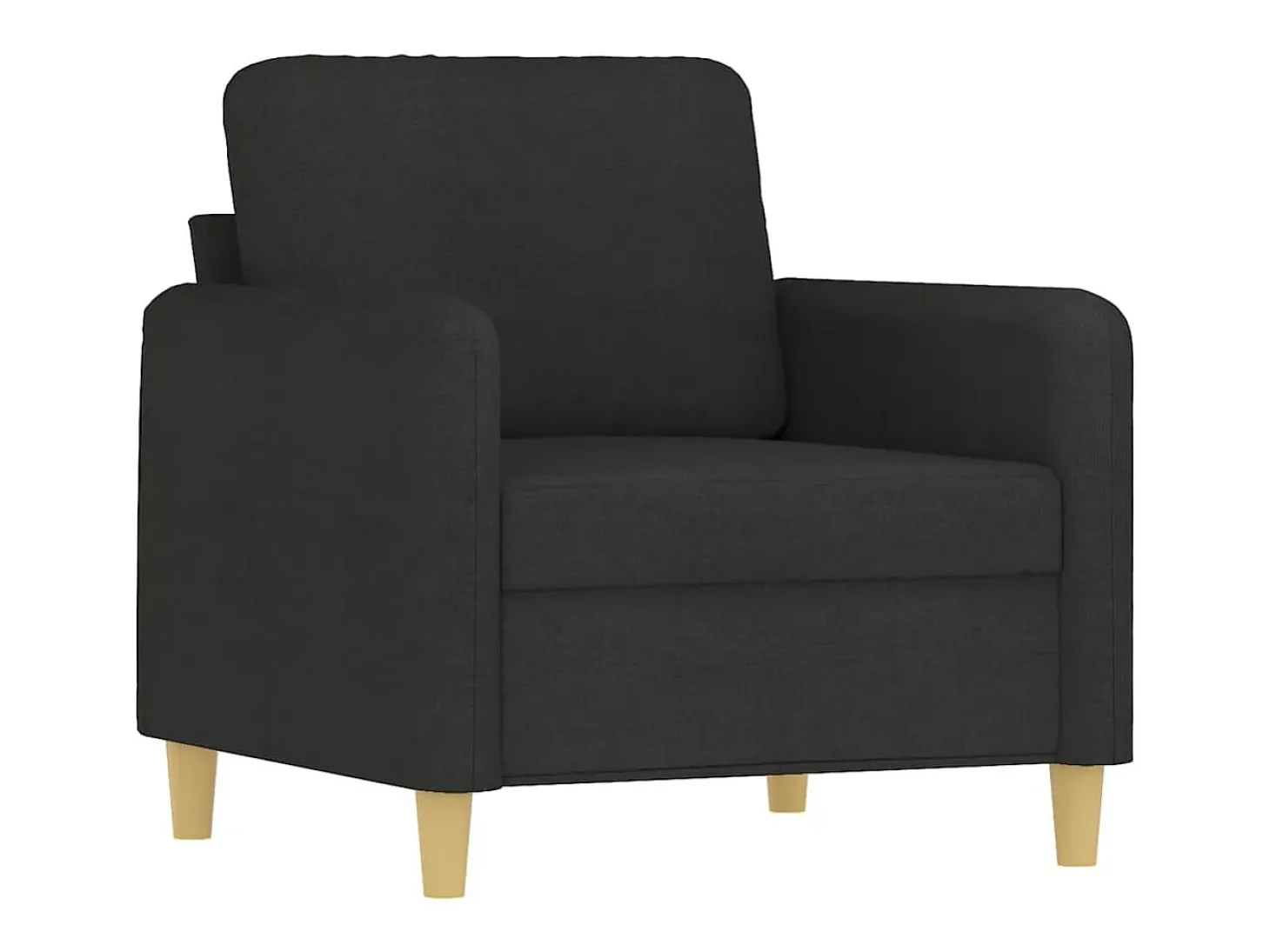 Sillón Negro 60 cm Tela