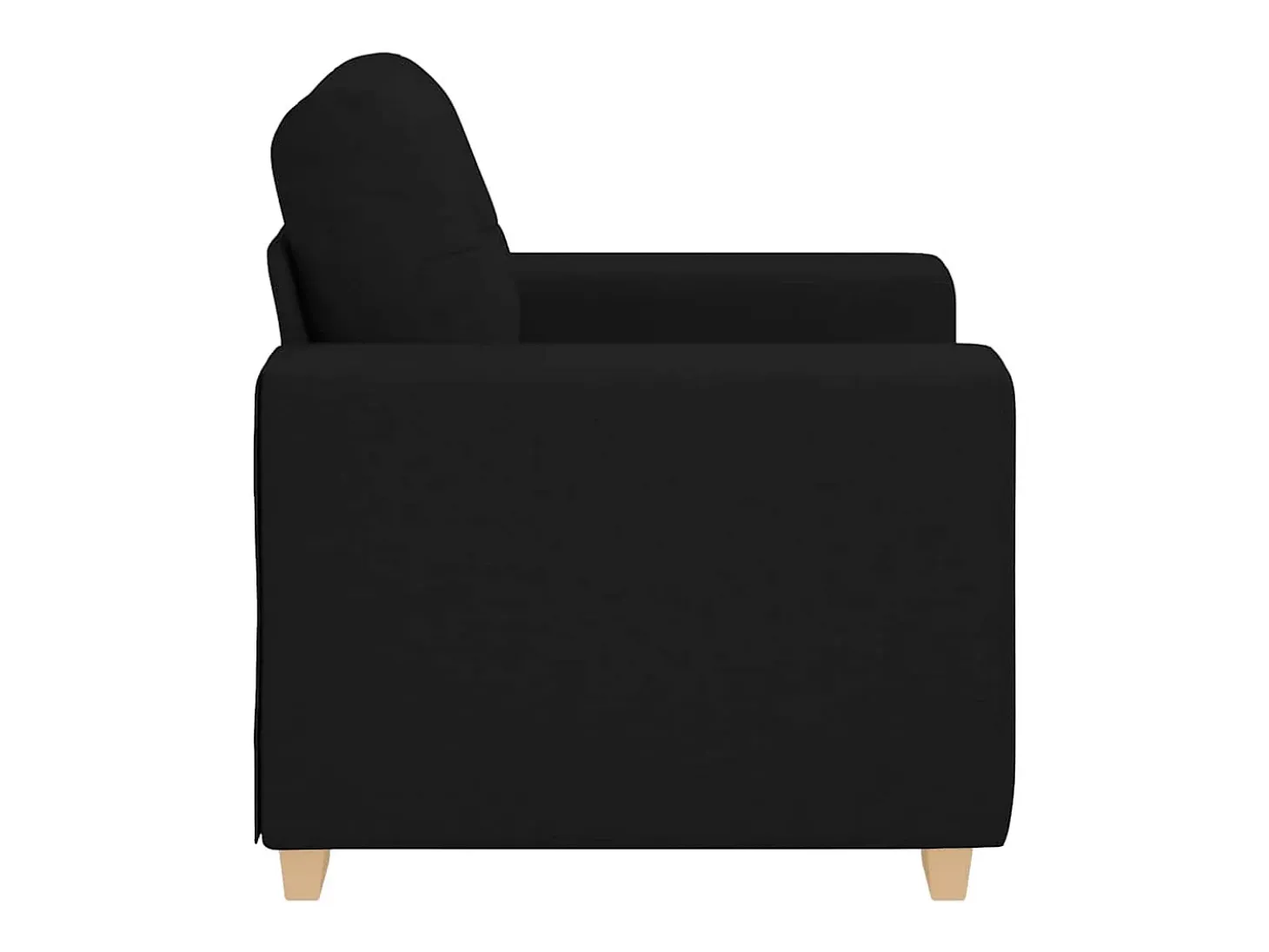 Sillón Negro 60 cm Tela