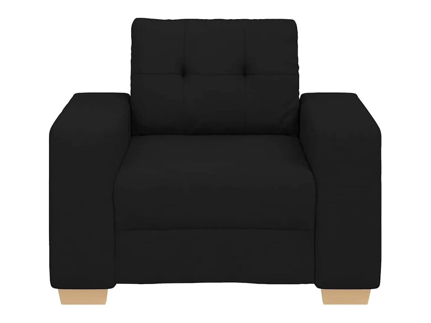 Sillón Negro 60 cm Tela