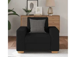 Sillón Negro 60 cm Tela