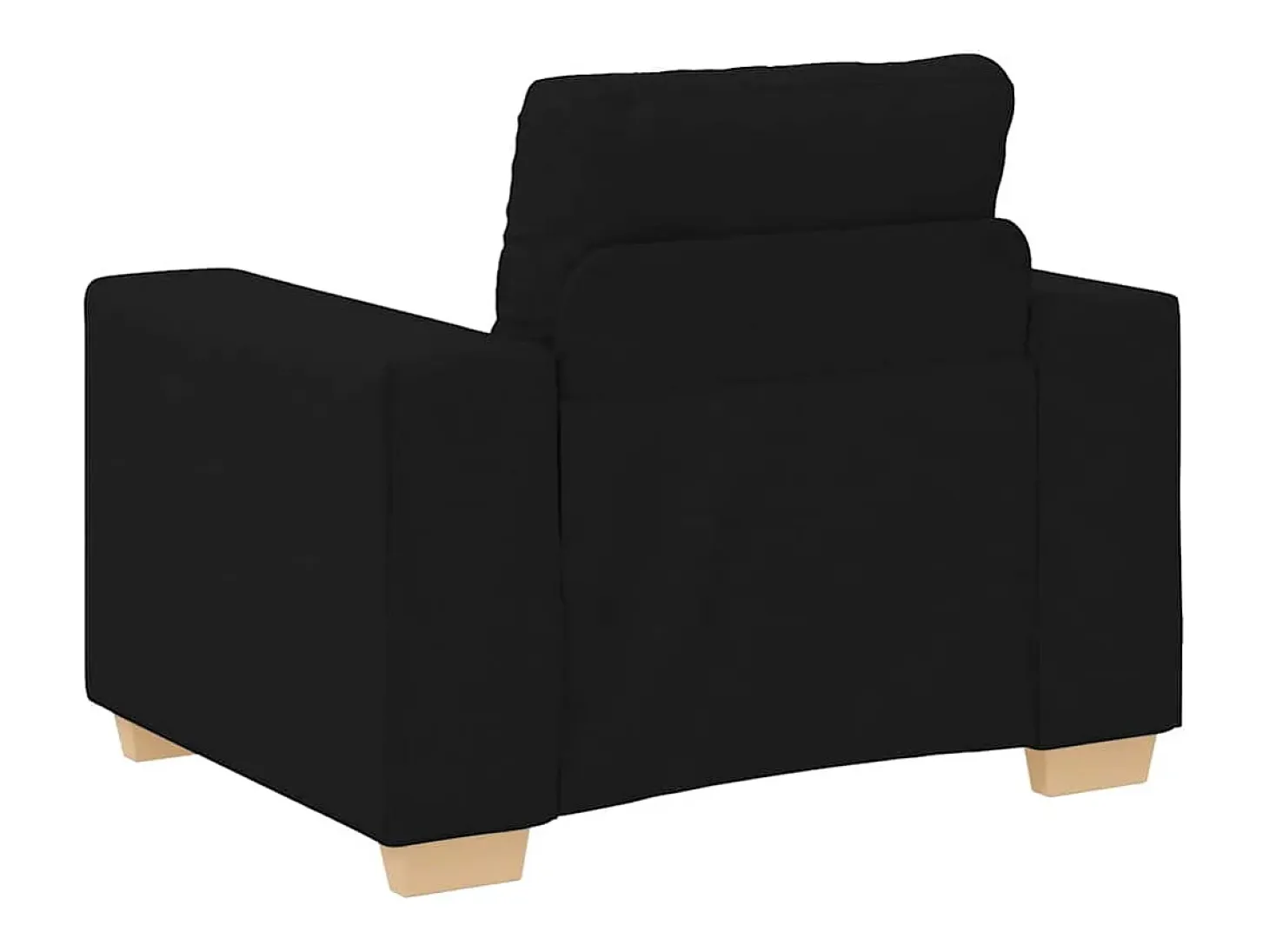 Sillón Negro 60 cm Tela