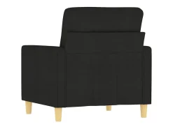 Sillón Negro 60 cm Tela