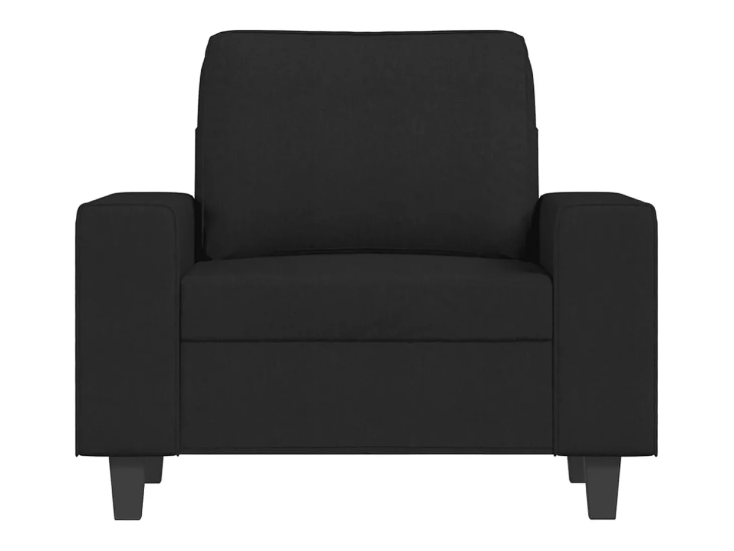 Sillón Negro 60 cm Tela