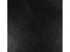 Sillón negro en cuero tostado sintético - Club