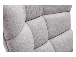 Sillón nórdico gris claro y madera BRODY