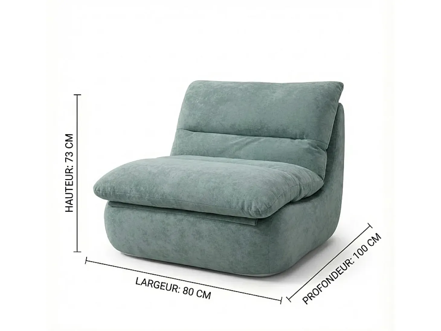 Sillón Nuvia - salvia