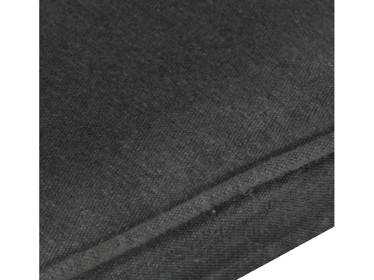 Sillón orejero de cuero auténtico negro canela