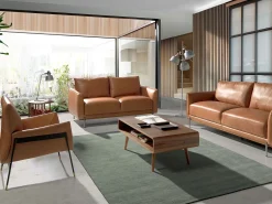 Sillón piel marrón 5091 ANGEL CERDA