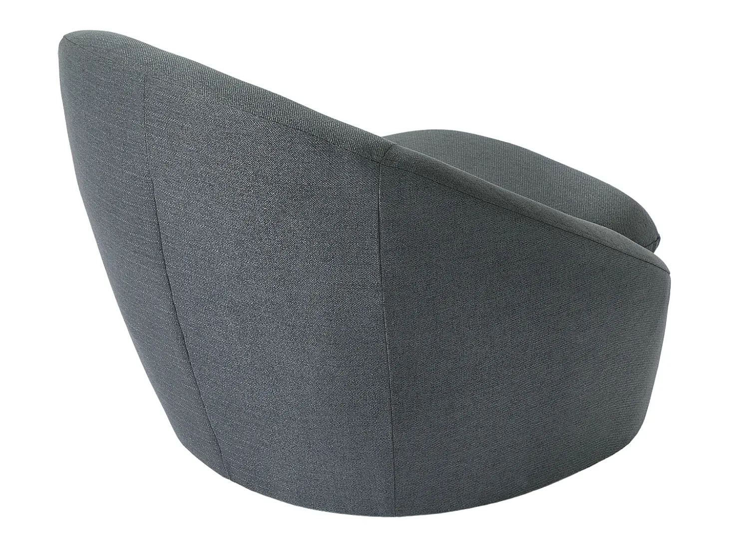 Sillón pivotante de tela gris - Colección Made for design - LACARA