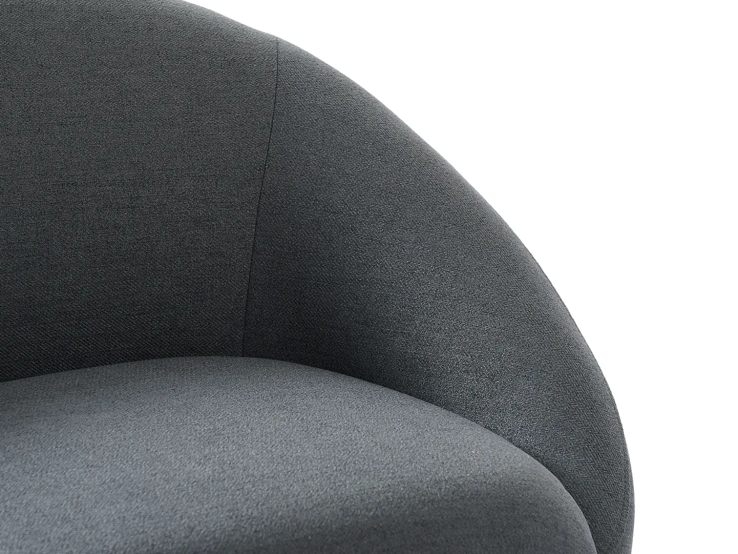 Sillón pivotante de tela gris - Colección Made for design - LACARA
