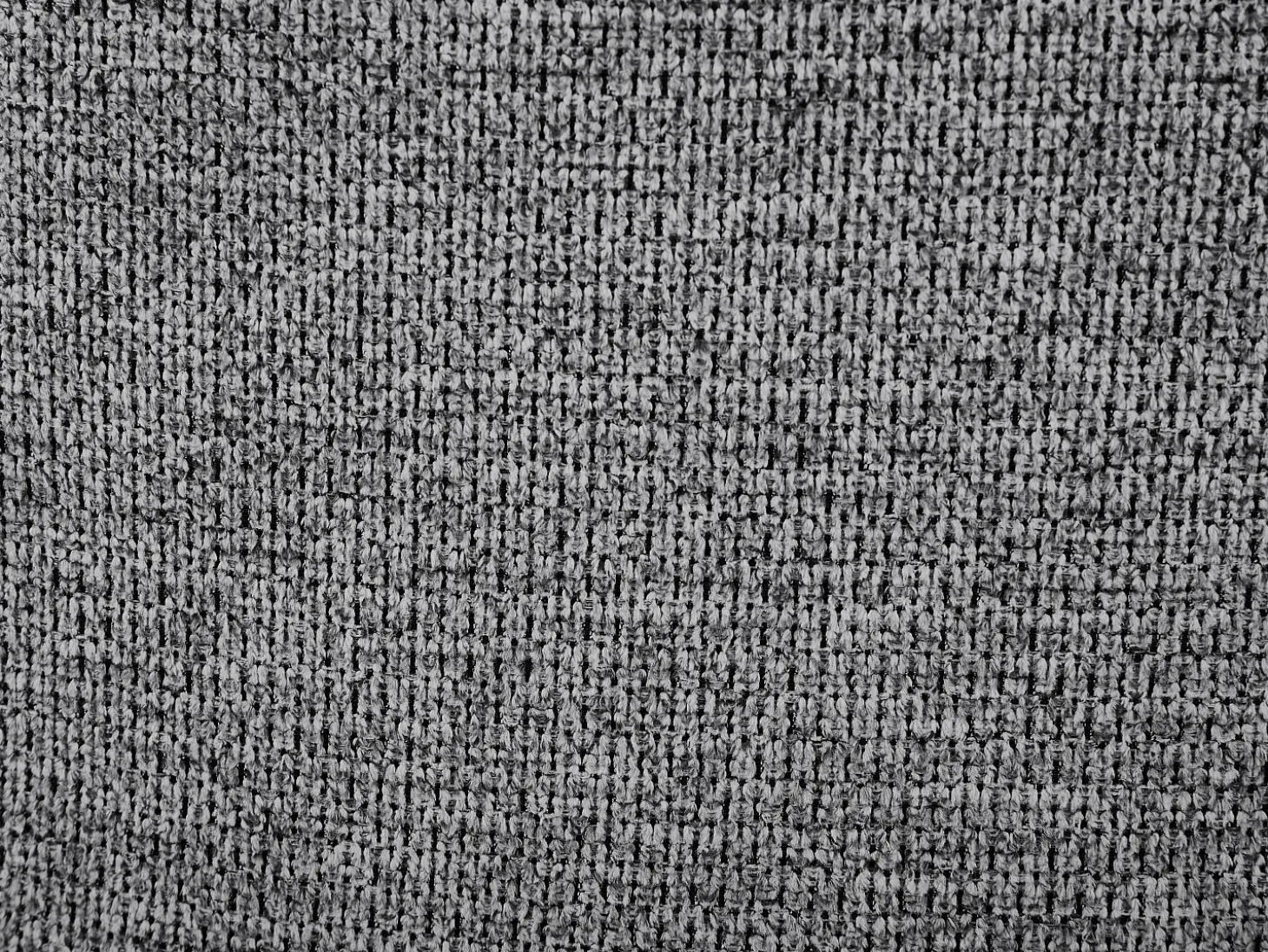 Sillón pivotante de tela jaspeado color gris SELENDO