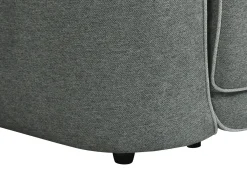Sillón reclinable eléctrico de tela gris jaspeado OZARTO