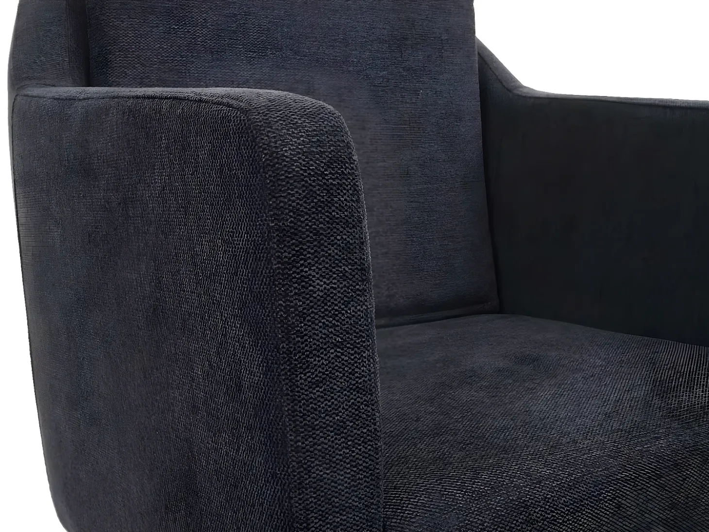 Sillón reclinable MCW-H93a, tela/textil gris oscuro