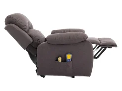 Sillón Relax Función Auto-Ayuda, Reclinación Eléctrica, Masaje Y Termoterapia, Marrón