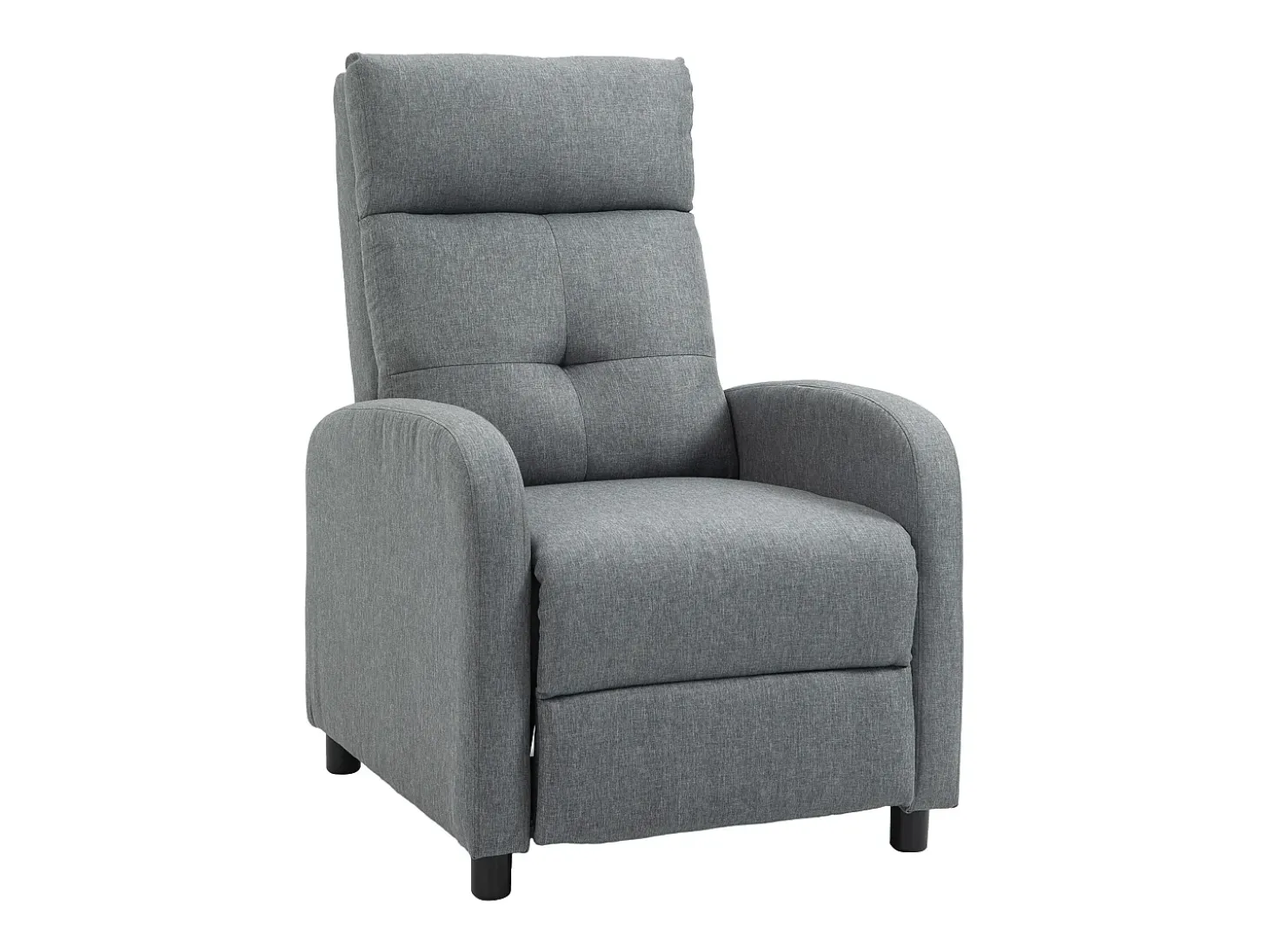 Sillón relax reclinable gris 67x87x98 cm HOMCOM