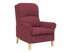 sillón Rojo vino tinto 76 x 94 x 102 cm tela