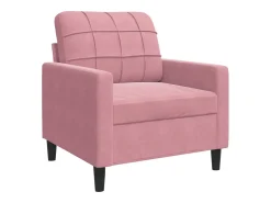Sillón Rosa 60 cm Terciopelo