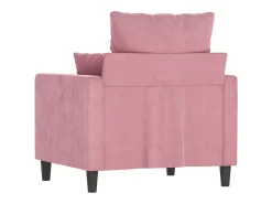 Sillón Rosa 60 cm Terciopelo