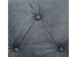 Sillón Santa Cruz tapizado de tela gris 70x72x68 cm